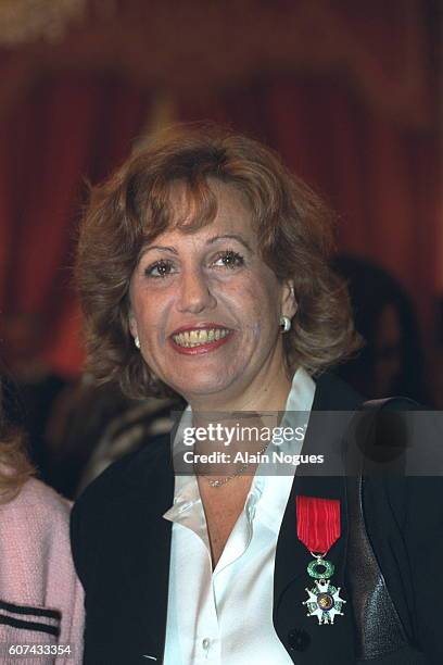 The journalist Anne Barrere was made a Chevalier de la Legion d'honneur by Jacques Chirac.