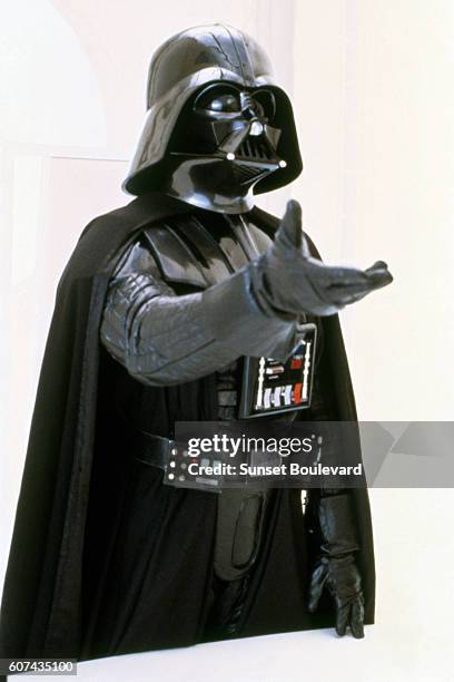 British actor David Prowse on the set of Star Wars: Episode V - The Empire Strikes Back directed by Irvin Kershner.