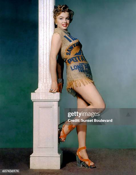 American actress, singer, model and sex symbol Marilyn Monroe.