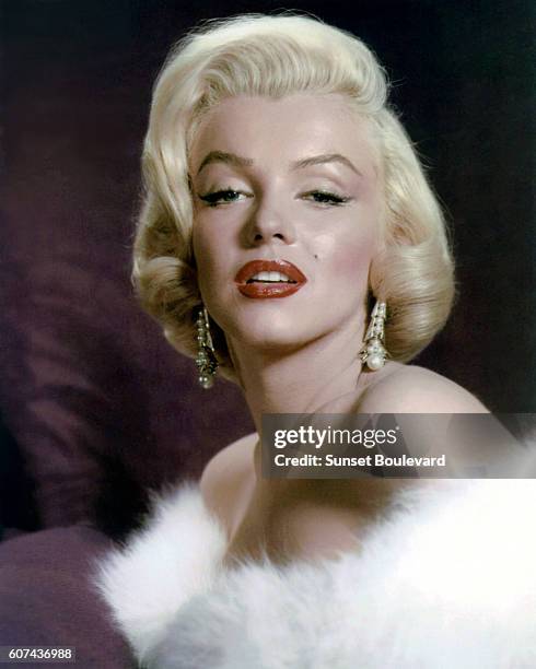 American actress, singer, model and sex symbol Marilyn Monroe.