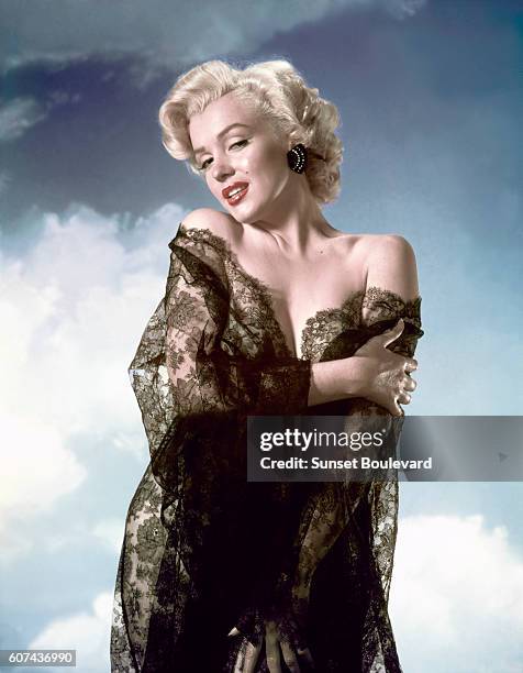 American actress, singer, model and sex symbol Marilyn Monroe.