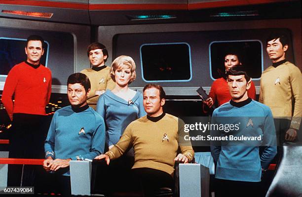 On the set of the TV series Star Trek