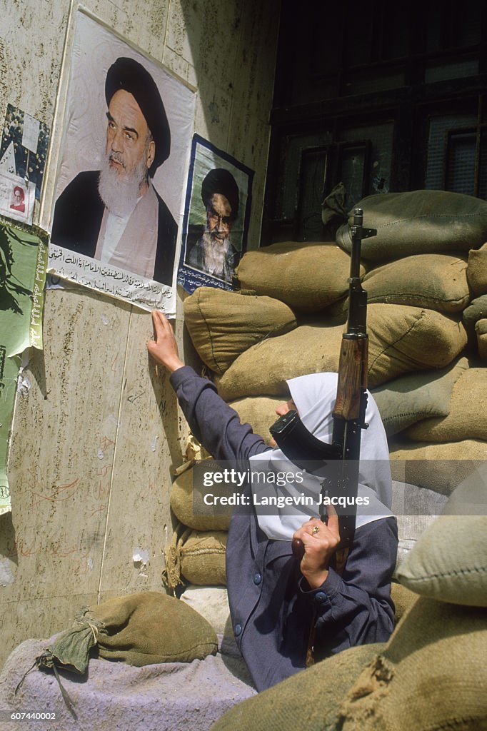 Amal Soldiers During Lebanese Civil War