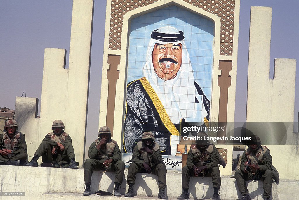 U.S. Troops in Kuwait During Persian Gulf War
