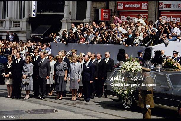 TRANSFER OF THE MORTAL REMAINS OF KING BAUDOUIN