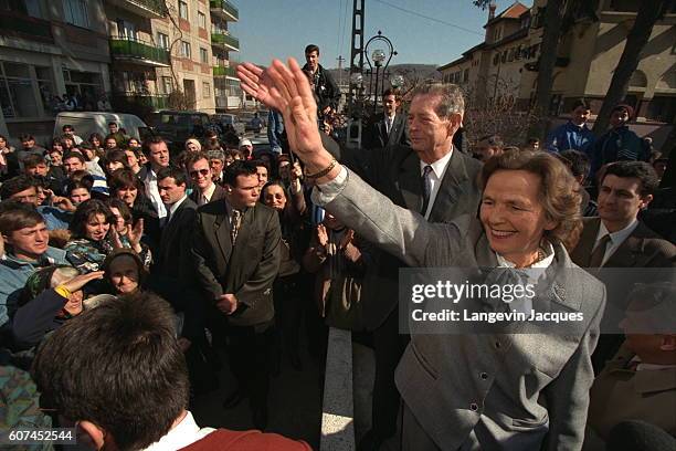 KING MICHAEL OF ROMANIA RETURNS TO HIS COUNTRY