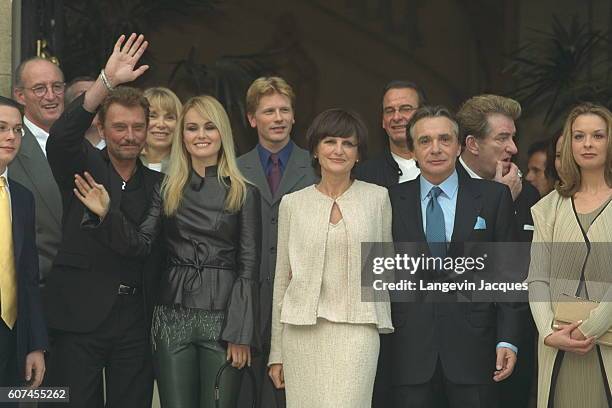 MICHEL SARDOU WEDS ANNE-MARIE PERIER