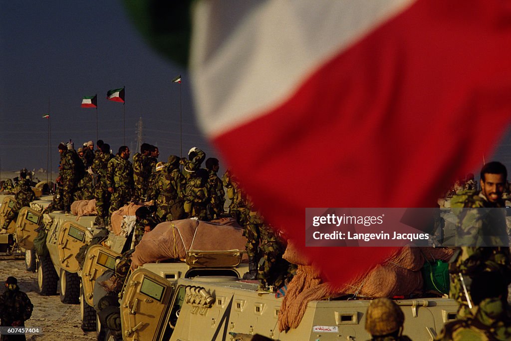 Allied Forces Ground Offensive During Persian Gulf War