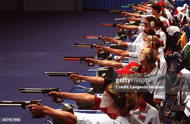 Women games game olympic olympics olympic olympics pistol shooting