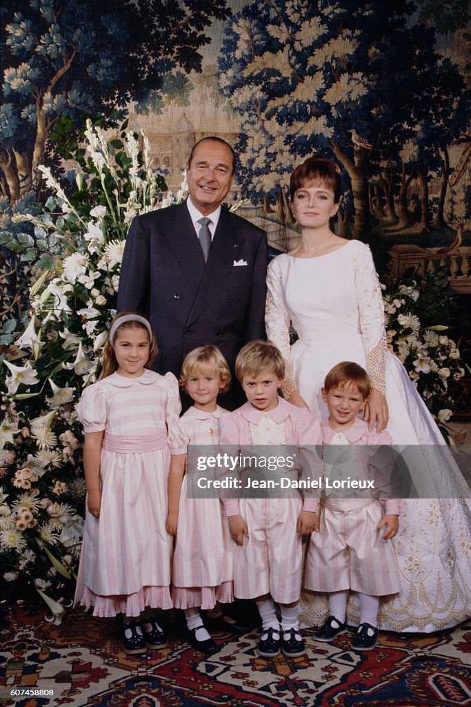 Wedding of Claude Chirac with Philippe Habert