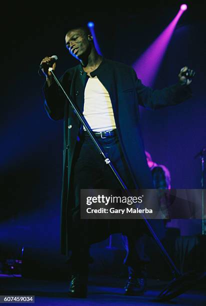 Singer Seal Performing on Stage