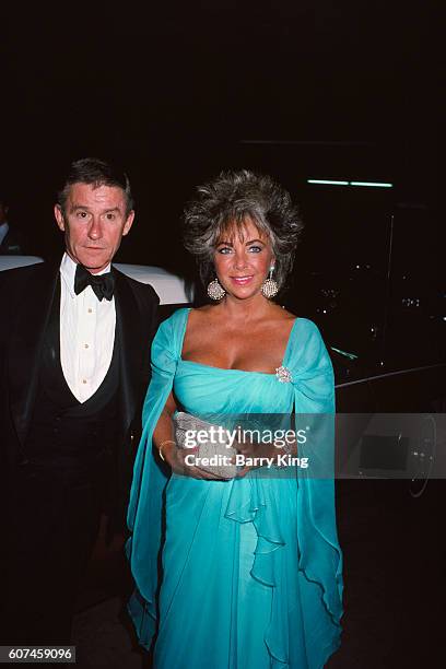 British-born actor and photographer Roddy McDowall and his friend, British-American actress Elizabeth Taylor.