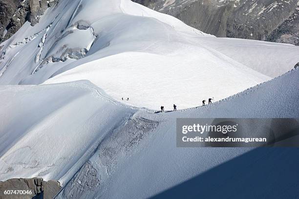 mountain peak - courmayeur stock-fotos und bilder