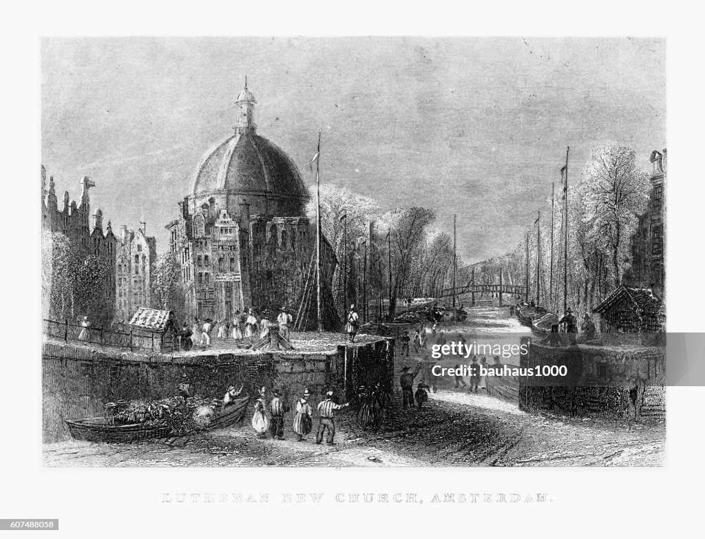 Lutheran New Church, Amsterdam, Circa 1887