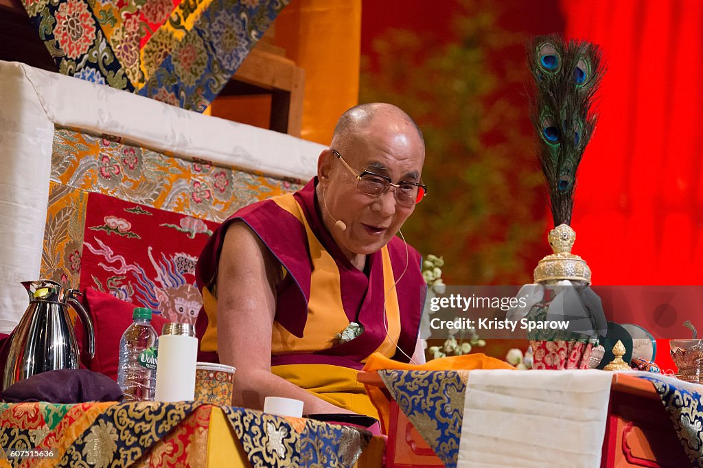 The Dalai Lama On A Two Day Visit In Strasbourg