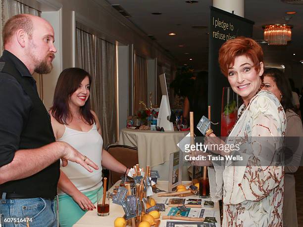 Actress Carolyn Hennesy attends EcoLuxe Lounge Celebrates the Emmys on September 17, 2016 in Los Angeles, California.