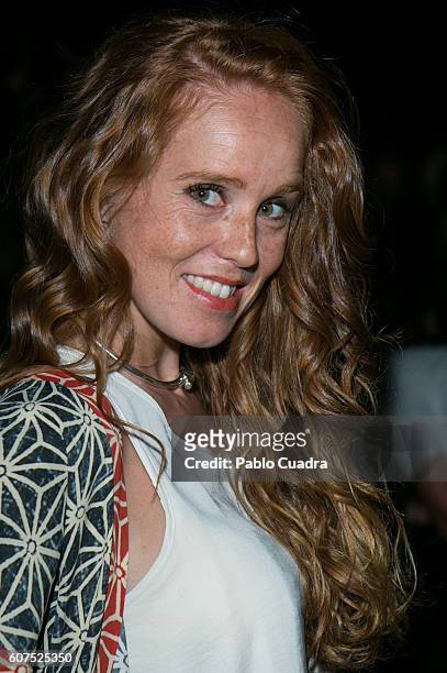 Maria Castro is seen attending Mercedes-Benz Fashion Week Madrid Spring/Summer 2017 at Ifema on September 18, 2016 in Madrid, Spain.