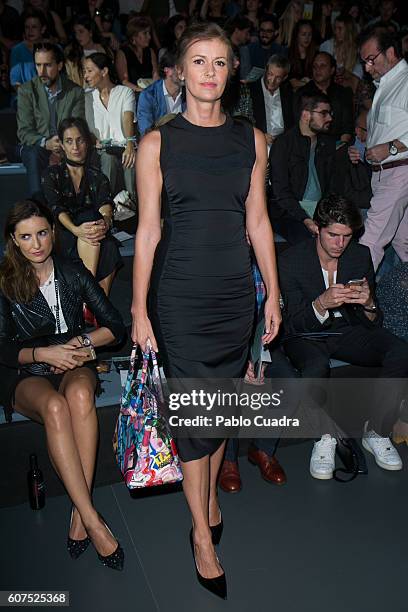 Nuria March is seen attending Mercedes-Benz Fashion Week Madrid Spring/Summer 2017 at Ifema on September 18, 2016 in Madrid, Spain.