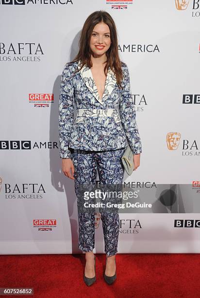 Actress Hannah Murray arrives at the BBC America BAFTA Los Angeles TV Tea Party at The London Hotel on September 17, 2016 in West Hollywood,...