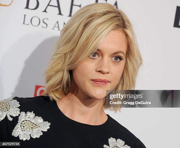 Actress Georgia King arrives at the BBC America BAFTA Los Angeles TV Tea Party at The London Hotel on September 17, 2016 in West Hollywood,...