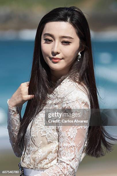 Fan BingBing attends 'I Am Not Madame Bovary' photocall during 64th San Sebastian Film Festival on September 18, 2016 in San Sebastian, Spain.