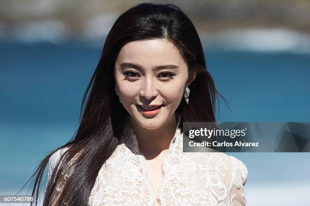 Fan BingBing attends 'I Am Not Madame Bovary' photocall during 64th San Sebastian Film Festival on September 18, 2016 in San Sebastian, Spain.