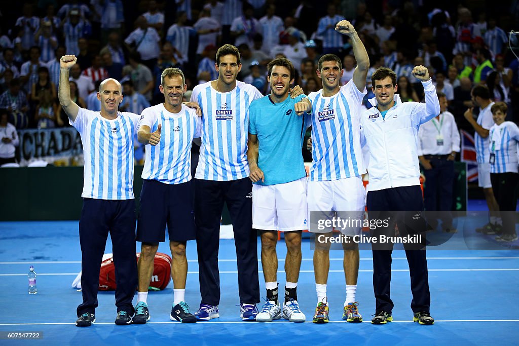 Great Britain v Argentina: Davis Cup Semi Final 2016 - Day Three