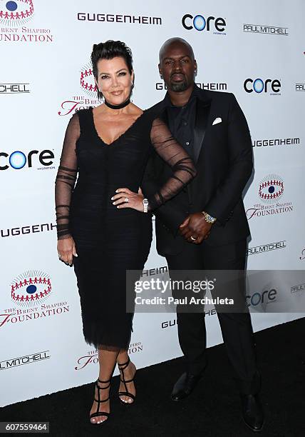 Reality TV Personality Kris Jenner and Corey Gamble attend the annual Summer Spectacular to benefit the Brent Shapiro Foundation for alcohol and drug...