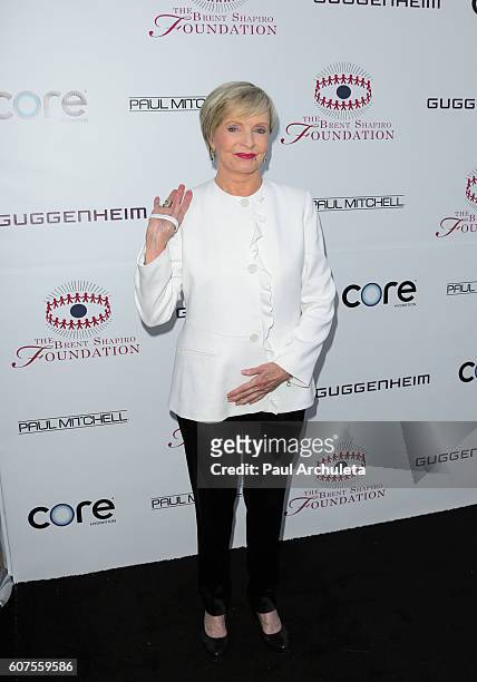 Actress Florence Henderson attends the annual Summer Spectacular to benefit the Brent Shapiro Foundation for alcohol and drug prevention on September...