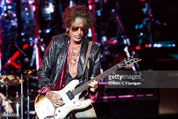 Aerosmith guitarist Joe Perry performs at the 2016 KAABOO Del Mar at the Del Mar Fairgrounds on September 17, 2016 in Del Mar, California.