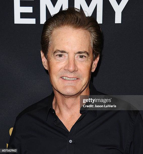 Actor Kyle MacLachlan attends the Showtime Emmy eve party at Sunset Tower on September 17, 2016 in West Hollywood, California.