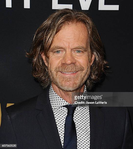 Actor William H. Macy attends the Showtime Emmy eve party at Sunset Tower on September 17, 2016 in West Hollywood, California.