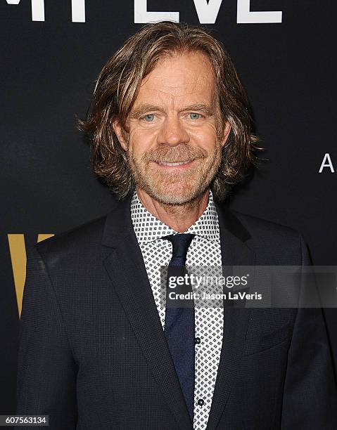 Actor William H. Macy attends the Showtime Emmy eve party at Sunset Tower on September 17, 2016 in West Hollywood, California.