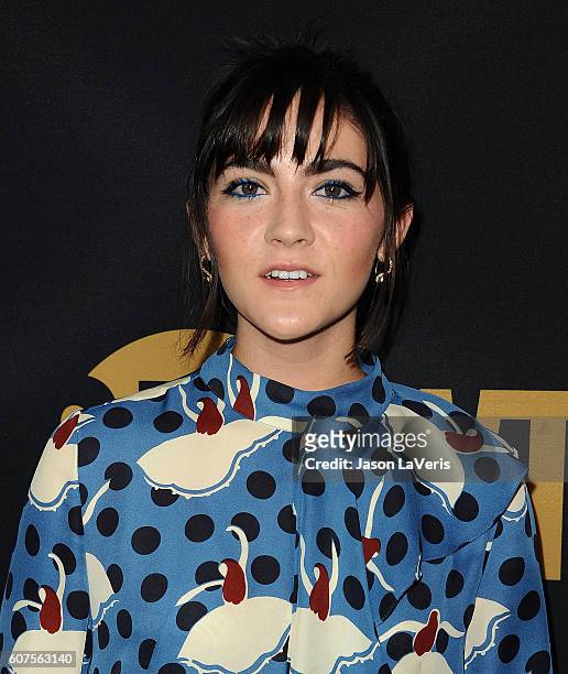 Actress Isabelle Fuhrman attends the Showtime Emmy eve party at Sunset Tower on September 17, 2016 in West Hollywood, California.
