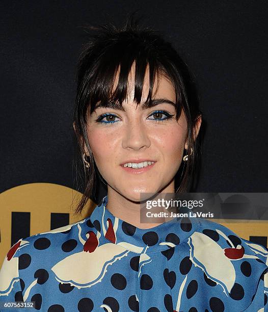 Actress Isabelle Fuhrman attends the Showtime Emmy eve party at Sunset Tower on September 17, 2016 in West Hollywood, California.