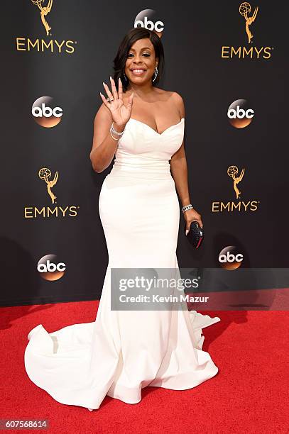 Actress Niecy Nash attends the 68th Annual Primetime Emmy Awards at Microsoft Theater on September 18, 2016 in Los Angeles, California.