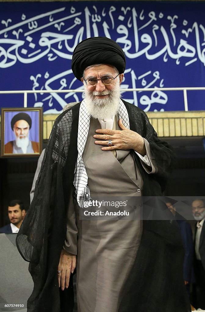 Iranian supreme leader Ayatollah Ali Khamenei...