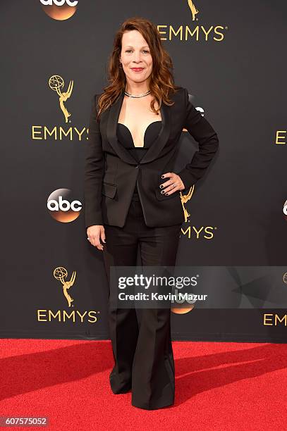 Actress Lili Taylor attends the 68th Annual Primetime Emmy Awards at Microsoft Theater on September 18, 2016 in Los Angeles, California.