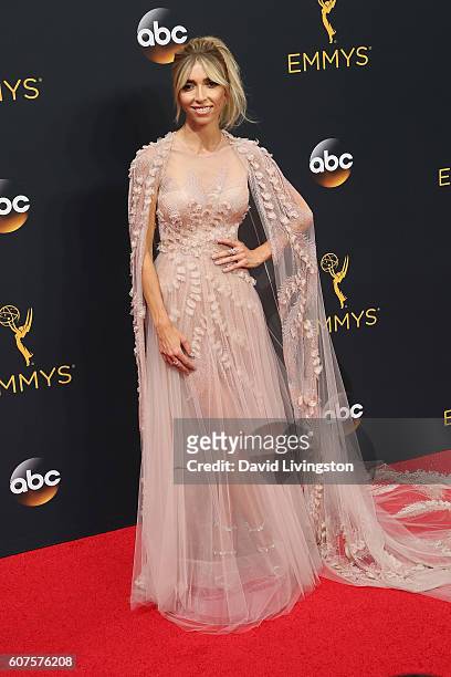 Personality Giuliana Rancic arrives at the 68th Annual Primetime Emmy Awards at the Microsoft Theater on September 18, 2016 in Los Angeles,...