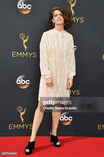 Actress Gaby Hoffmann attends the 68th Annual Primetime Emmy Awards at Microsoft Theater on September 18, 2016 in Los Angeles, California.