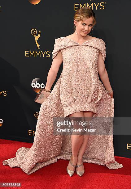 Actress Anna Chlumsky attends the 68th Annual Primetime Emmy Awards at Microsoft Theater on September 18, 2016 in Los Angeles, California.