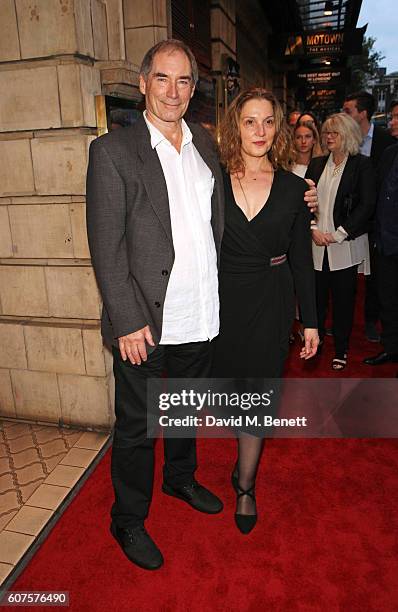 Timothy Dalton and Barbara Broccoli attend the National Youth Theatre's 60th Anniversary Gala "The Story Of Our Youth At 60" at The Shaftesbury...