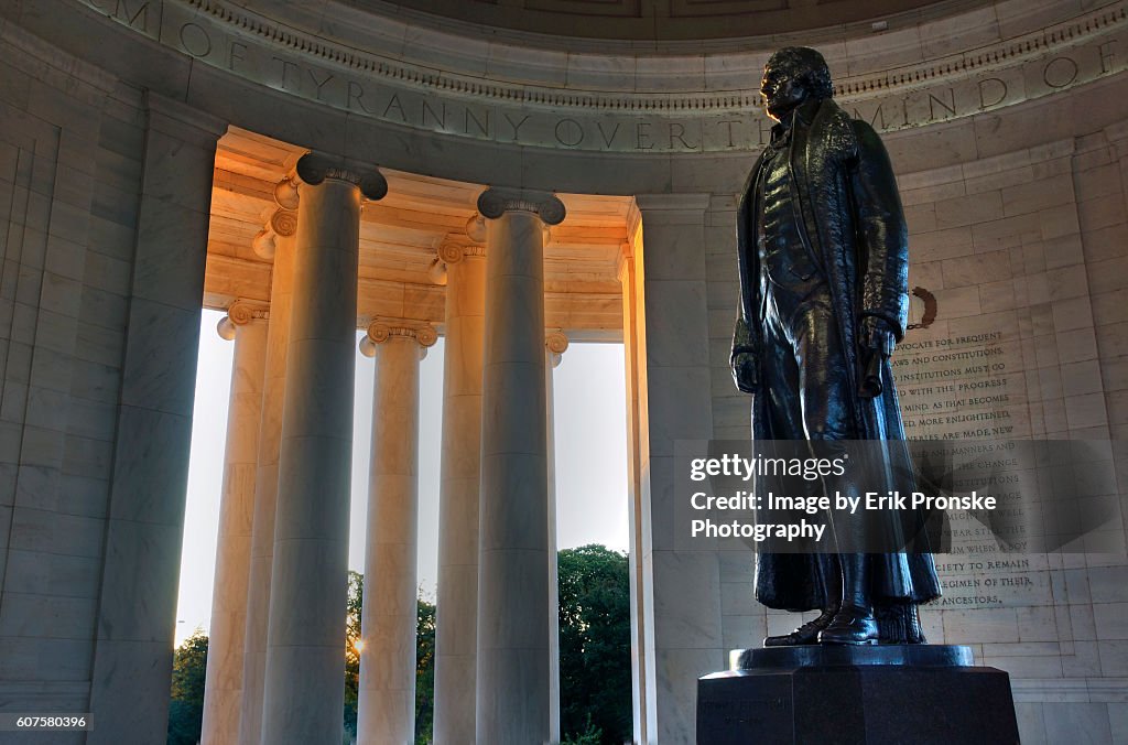 Sunburst & Jefferson Memorial