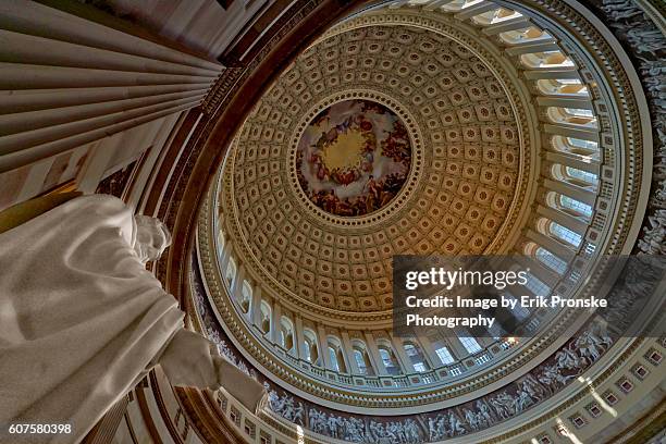 lincoln statue & rotunda - rotunda 個照片及圖片檔