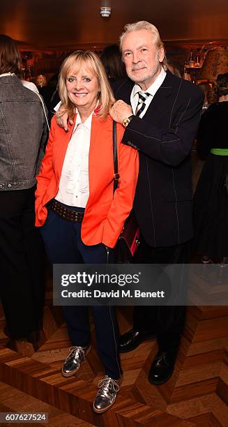 Twiggy and Leigh Lawson attend the launch of "Vogue: Voice Of A Century", a new book celebrating Vogue Britain's centenary year, hosted by Alexandra...