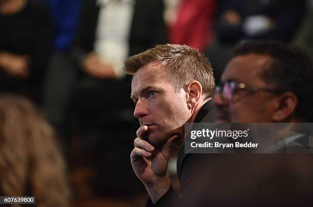 Ambassador Ewan McGregor attends U.S. Fund for UNICEF as it calls on world leaders to put children first during a candlelight vigil at Dag...