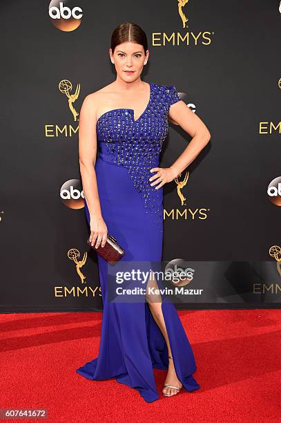 Personality Gail Simmons attends the 68th Annual Primetime Emmy Awards at Microsoft Theater on September 18, 2016 in Los Angeles, California.