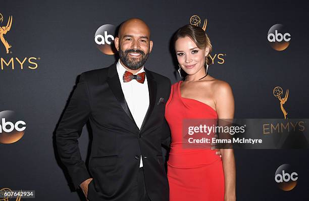Drama Development & Programming: FOX Broadcasting Company, Terence Carter and Ana Khar attend the 68th Annual Primetime Emmy Awards at Microsoft...