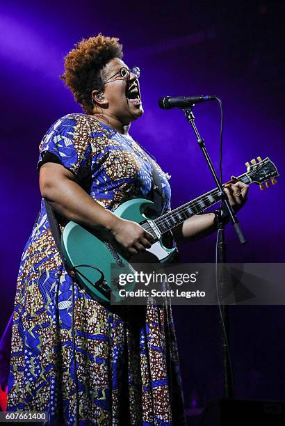 Brittany Howard of Alabama Shakes performs during Music Midtown 2016 at Piedmont Park on September 18, 2016 in Atlanta, Georgia.