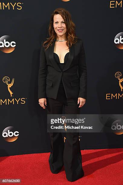 Actress Lili Taylor attends 68th Annual Primetime Emmy Awards at Microsoft Theater on September 18, 2016 in Los Angeles, California.